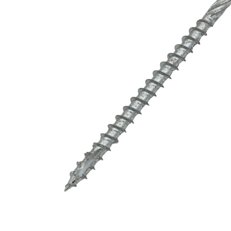 1 x VBA Vis bois agglo Tête disque TORX T40 8X300 Rouille Acier zingué