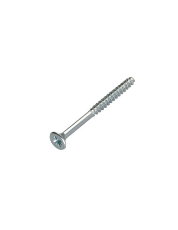 VBA Vis bois agglo Tête fraisée Pozi 5X60 Filetée sur 36 Sans pointe Acier zingué