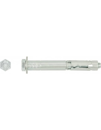 Boulon (vendu avec Ecrou) Ancrage Avec Ecrou Collerette 12X100 M10 Acier zingué