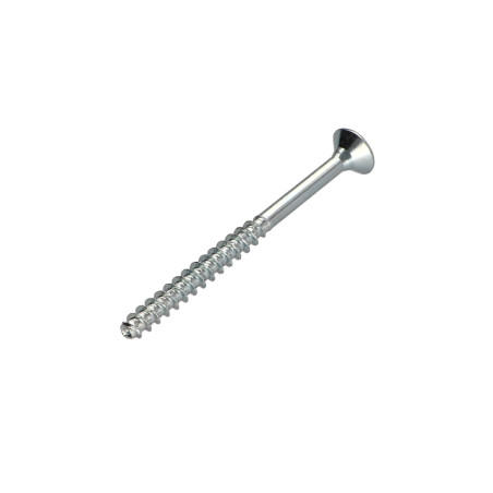 1 x VBA Vis bois agglo Tête fraisée Pozi 5X60 Filetée sur 36 Sans pointe Acier zingué