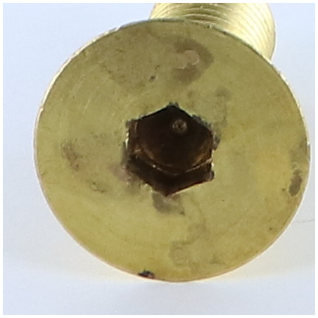 1 x Vis métaux Laiton Clé de 6 HC6 FHC tête fraisée empreinte hexagonale creuse M10X30