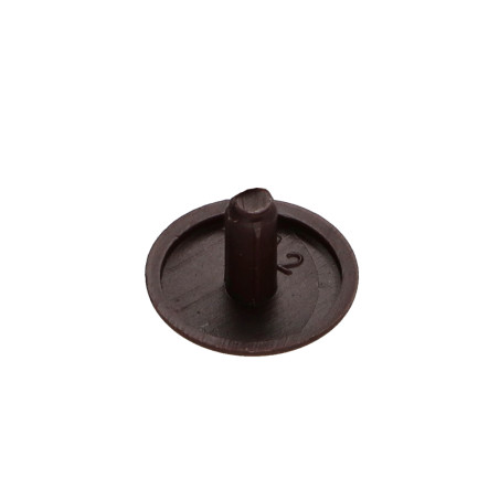 1 x Cache tête de vis Polyéthylène Diamètre de tête: 12 Diametre de tige 3 Longueur tige 6 RAL8017 brun chocolat