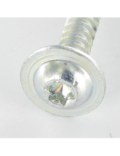 Vis pvc Tête ronde large 5X30 TORX T25 Acier zingué 2