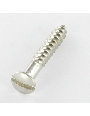 Vis bois Tête fraisée bombée TFB Fendue 3X16 Acier chrome microvis