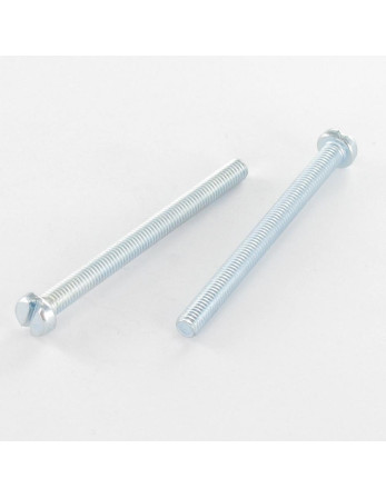 Vis métaux Tête cylindrique TC Fendue M1.6X4 Acier zingué microvis