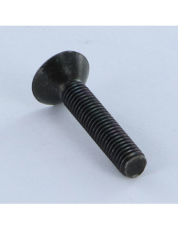 Vis métaux Tête fraisée Non fendue M5X27 Acier zingué noir Diamètre de tête: 11
