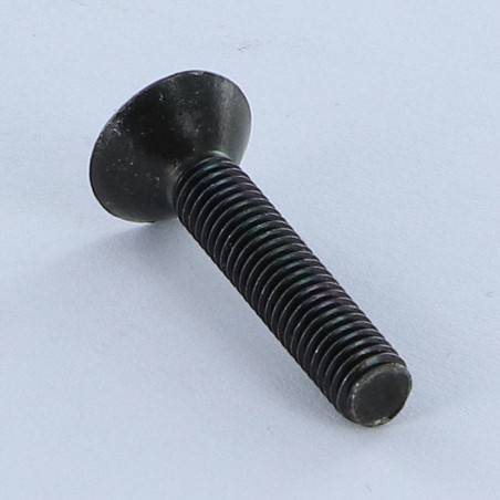 1 x Vis métaux Tête fraisée Non fendue M5X27 Acier zingué noir Diamètre de tête: 11