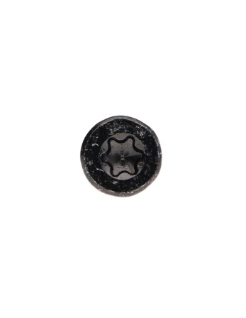 Vis bois TEKOR Tête fraisée Cranté 4.5X30 TORX T25 Acier zingué noir Filetage total Pointe antifendage type 17