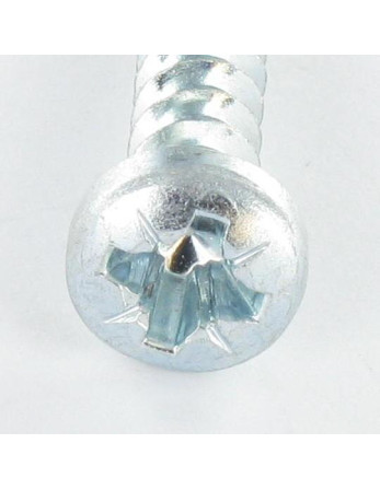 Vis pvc Tête cylindrique TC Pozi 6X29 Filet 40 RUSPER GREY