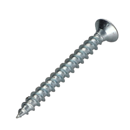 1 x VBA Vis bois agglo Premium Tête fraisée Pozi N°2 4X40 Acier zingué