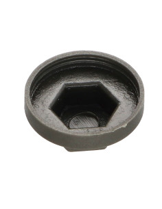 Capuchon Tête hexagonale TH Polyéthylène RAL7022 gris... 2