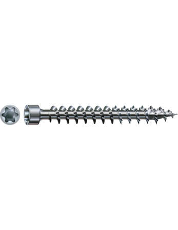 Spax Vis bois Tête cylindrique TC TORX T40 8X220 Filetage total 4CUT WIROX