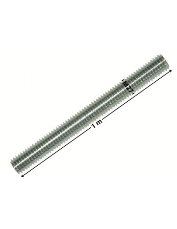 Tige filetée M27 Longueur 1 mètre Classe 8.8 Acier zingué