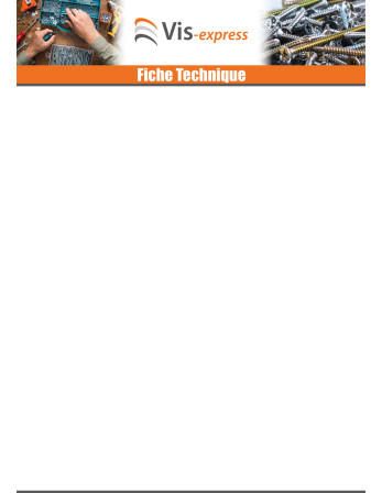 Assortiment de 1700 Vis bois TEKOR Tête fraisée TORX Pointe antifendage type 17 Acier zingué Avec Embout