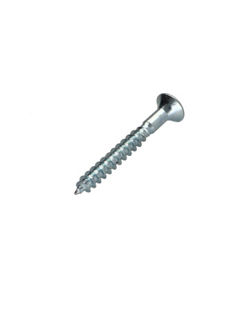 VBA Vis bois agglo Tête fraisée Pozi N°2 4.5X45 Percée Acier zingué
