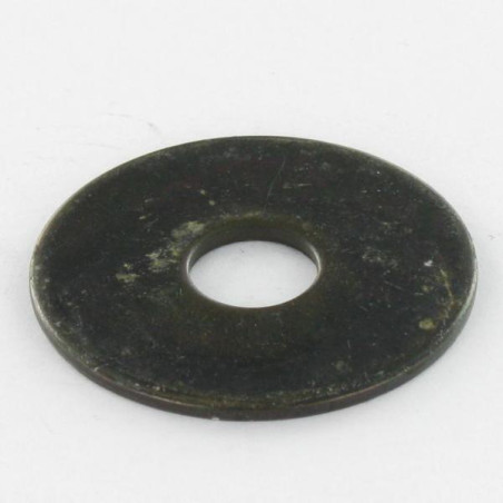 1 x Rondelle Plate M6X18X1.2 L Acier zingué noir