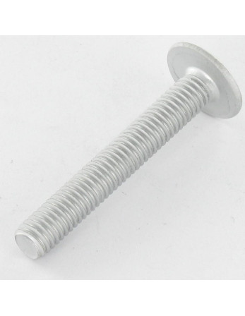 Vis Poelier M6X35 Filetée sur 9 Clé de 4 HC4 Acier zingué