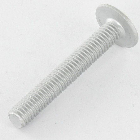 1 x Vis Poelier M6X35 Filetée sur 9 Clé de 4 HC4 Acier zingué