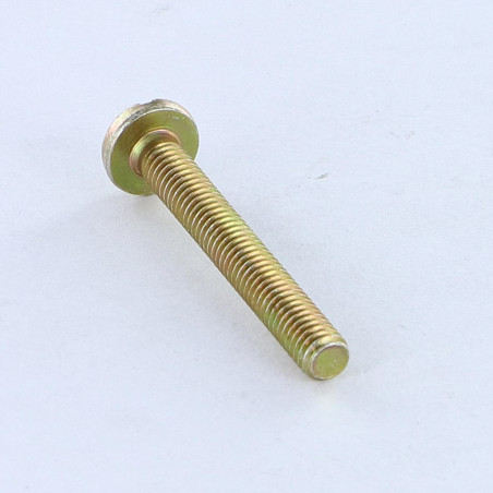 1 x Vis métaux Tête cylindrique large TCL Fendue M3X8 Bichromaté microvis
