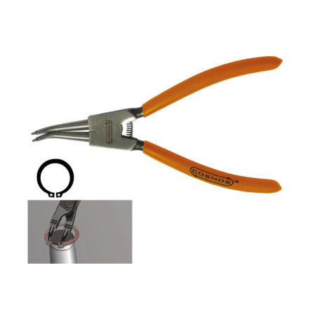 1 x PINCE Circlip Extèrieur COUDEE 45 Degrès Longueur 150