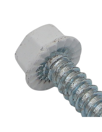Vis autoperceuse Tête hexagonale TH 6.3X75 Filet tôle Acier zingué RAL9016LIQUID