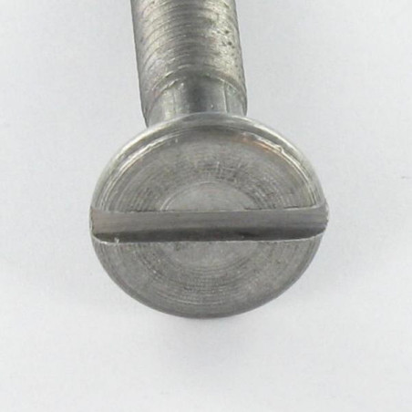 1 x Vis métaux Tête cylindrique large TCL Hexagonal creux M6X55 Cranté Acier brut