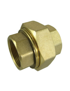 Raccord union droit 50x60 (2") Femelle/Femelle Laiton...
