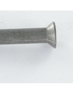 Rivet à frapper Tête fraisée 6X17 Acier brut 2