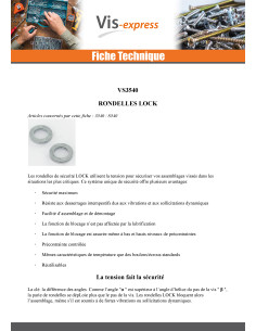 Rondelle NORD-LOCK ® Acier brut DELTA PROTECT M24 720... 2