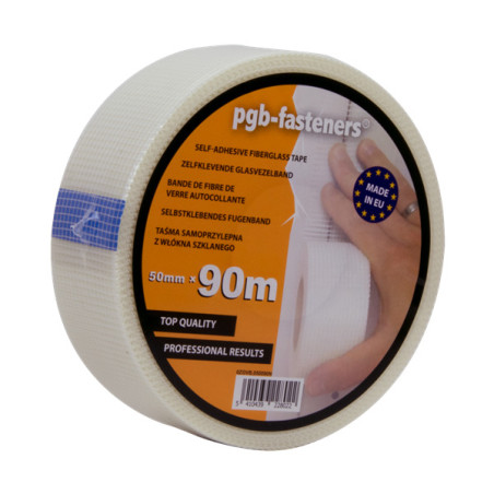 1 x Bande à joint pour plaque de plâtre - fibre adhesive - 50MM Longueur 20METRES