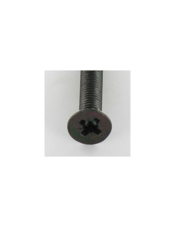 Vis métaux Tête fraisée Pozi N°2 M5X50 Acier zingué noir