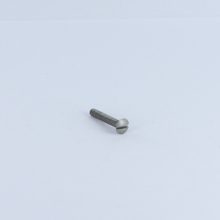 1 x Vis métaux Tête fraisée bombée TFB Fendue M1.6X4 Acier brut microvis