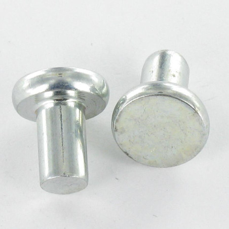 1 x Rivet à frapper Tête plate 6X20 ALUA5