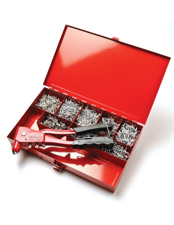 Assortiment de PINCE GO9600 + 100 Rivet DEGOMETAL
