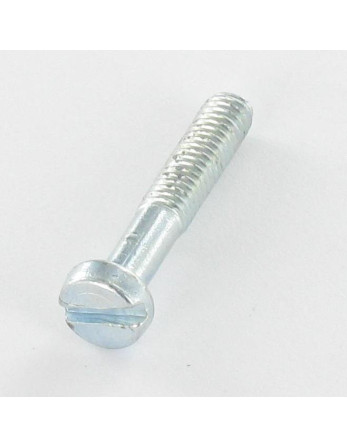 Vis métaux Tête cylindrique TC Fendue M4X27 Filetée sur 14 Acier zingué