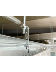 SUSPENTE ANGLE FAUX PLAFOND 6 Acier zingué 2