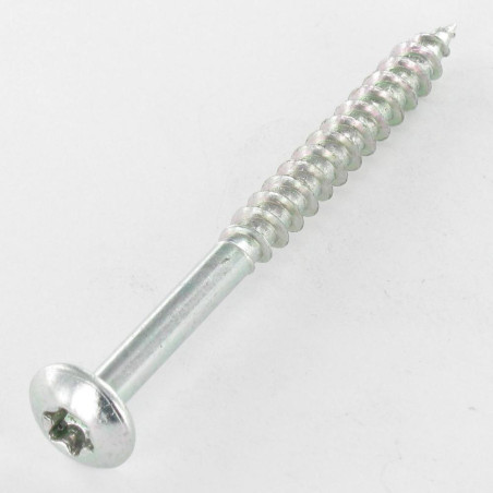 1 x VBA Vis bois agglo Poelier 7X100 Filetée sur 60 TORX T30 Acier zingué 200 Heures brouillard salin sans rouille rouge