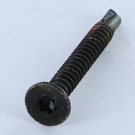 1 x Vis autoperceuse Tête fraisée TORX T25 5.5X50 Acier zingué noir
