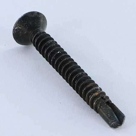 1 x Vis autoperceuse Tête fraisée TORX T25 5.5X50 Acier zingué noir