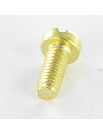 Vis métaux Laiton Tête cylindrique TC Fendue M6X70