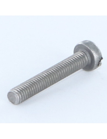 Vis métaux Tête cylindrique TC Fendue M3X25 Acier brut microvis
