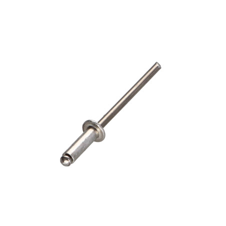 1 x Rivet aveugle tout alu 4.8X12 Epaisseur de serrage 5 à 7 Tête plate TA