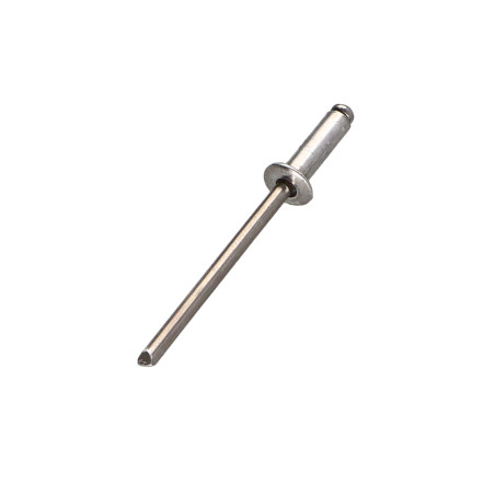 1 x Rivet aveugle tout alu 4.8X12 Epaisseur de serrage 5 à 7 Tête plate TA