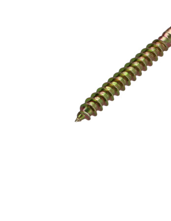 VBA Vis bois agglo Tête fraisée Pozi N°2 4.5X45 Percée Bichromaté