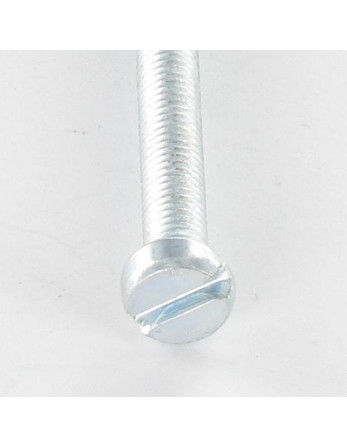 Vis métaux Tête cylindrique TC Fendue M3X50 Acier zingué microvis