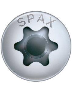 Spax Vis bois Tête ronde TR T-STAR+ TORX T30 WIROX 6X80... 2