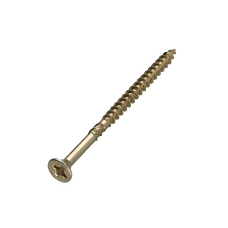 1 x VBA3 Tête fraisée Pozi 4.5X40 Filetage partiel Bichromaté