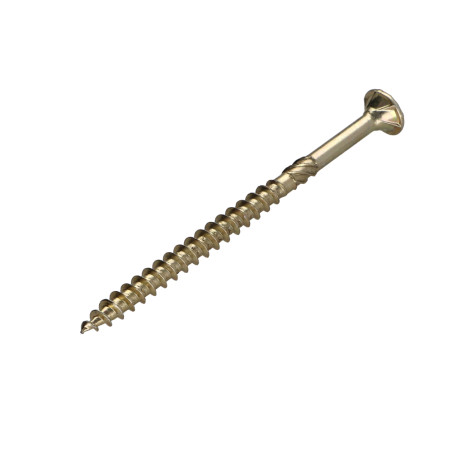1 x VBA3 Tête fraisée Pozi 4.5X40 Filetage partiel Bichromaté
