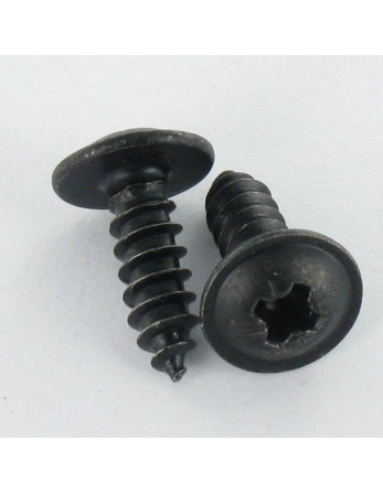 Vis tôle Poelier Pozi 4.8X13 Acier zingué noir