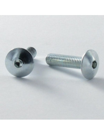 Vis Poelier Clé de 4 HC4 M6X16 Cranté SOUS Tête Acier zingué